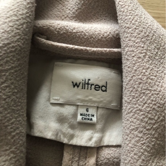 Wilfred Women's Light Beige Open-Front Blazer - Picture 4 of 7